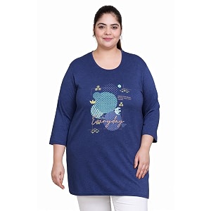 In Love Womens Plus Size Longline T-Shirt