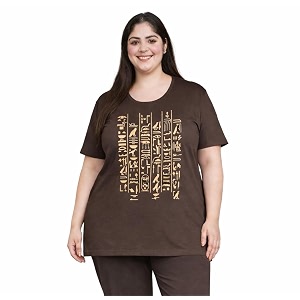 In Love Womens Plus Size Longline T-Shirt
