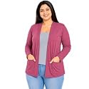In Love Women39s Solid Open Front Shrug