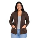 In Love Women39s Solid Open Front Shrug