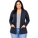 In Love Women39s Solid Open Front Shrug