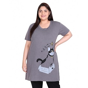 In Love Women Cotton Regular Fit Plus