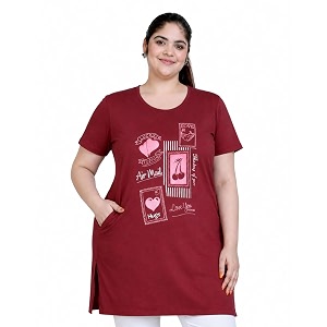 In Love Women Cotton Regular Fit Plus