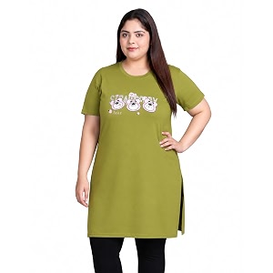 In Love Women Cotton Regular Fit Plus