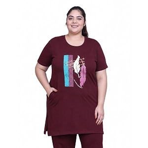 In Love Women Cotton Regular Fit Plus