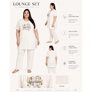 In Love Women Cotton Regular Fit Plus