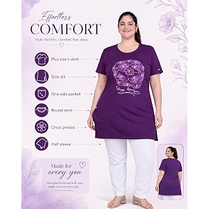 In Love Women Cotton Regular Fit Plus