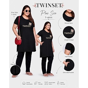 In Love Women Cotton Regular Fit Plus