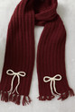 Loveandloopby MK Self Design Pure Wool Girls Scarf