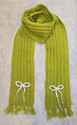 Loveandloopby MK Self Design Pure Wool Girls Scarf