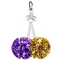 Lovecheer 1/2/5PCS Pom Pom Holder for Backpack Cheer Protect Cheerleading Pompoms and Bow Holder Cheerleader Team Tags Sports Team Cheerleading Essentials