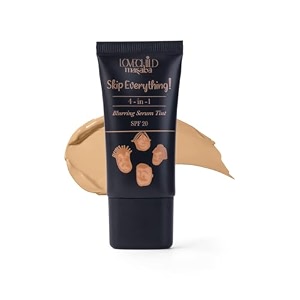 lovechild masaba skip everything serum skin tint spf 20 liquid foundation for all skin type primer moisturizer sunscreen amp foundation in one enriched with vitamin e delicate darling 30 ml