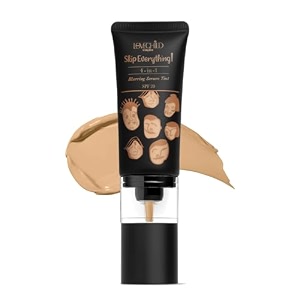 lovechild masaba skip everything blurring 4 in 1 serum full coverage skin tint for all skin type natural coverage for daily use with sod technology lonely lioness 30ml