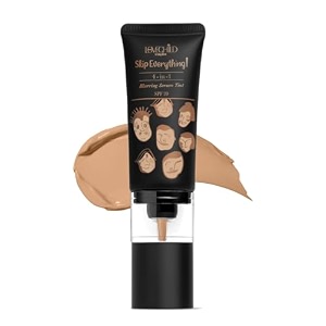 lovechild masaba skip everything blurring medium coverage 4 in 1 serum skin tint for all skin type natural coverage for daily use with sod technology quirky queen 30ml