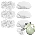 LOVECO Universal Steamer Cloth Covers for Steam Mop and Cleaner, 6 PCS
