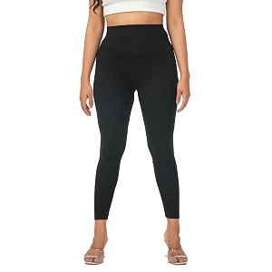 Loveit Womens Solid Viscose Slim Fit Ankle