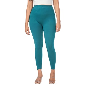 Loveit Womens Solid Viscose Slim Fit Ankle