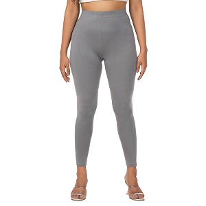 Loveit Womens Solid Viscose Slim Fit Ankle