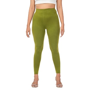 Loveit Womens Solid Viscose Slim Fit Ankle