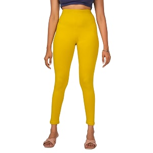 Loveit Womens Solid Viscose Slim Fit Ankle