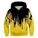 Lovekider Boys Hoodie Kids 3D Print Graphic Pullover Sweatshirt 6-16 Years