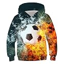 Lovekider Boys Hoodie Kids 3D Print Graphic Pullover Sweatshirt 6-16 Years