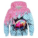 Lovekider Boys Hoodie Kids 3D Print Graphic Pullover Sweatshirt 6-16 Years