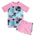 Lovekider Girls Swimsuits 2 Piece Rash Guard