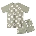 Lovekider Girls Swimsuits 2 Piece Rash Guard