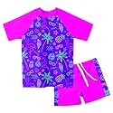 Lovekider Girls Swimsuits 2 Piece Rash Guard