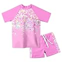 Lovekider Girls Swimsuits 2 Piece Rash Guard