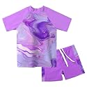 Lovekider Girls Swimsuits 2 Piece Rash Guard