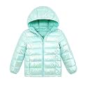 Lovekider Girls Winter Coat Shiny Gradient Lightweight Puffer Jacket 4-12Y