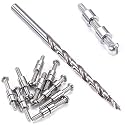 Loveless Fasteners (10 Pack) with Step Drill for DIY Handles &amp; Knife Handle Repair - USA Size (0.250 x 6-32US x 1.15 Inch) - (Stainless Steel/Stainless Steel)