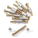 Loveless Fasteners for DIY Handles &amp; Knife Handle Repair - USA Size (0.250 x 6-32US x 1.15 Inch) - (Nickel Silver/Brass) - (10 Pk)
