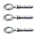 LOVELY® 10x125 MM Mild Steel Rawal Bolt Heavy Duty With Hook Eyelet Fan Hook Size- Set of 3