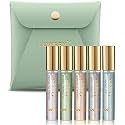 LOVERY Mothers Day Gifts from Daughter & Son, Perfume Set Pack of 5 - Perfume Sampler Sets for Women & Men with Leather Pouch - 10ml Mini Perfume for Travel Gifts, Solo Scent & Layering Fragrances