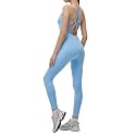LOVESOFT Workout Jumpsuits for Women Sleevesless Bodycon Backless Unitard