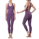 LOVESOFT Workout Jumpsuits for Women Sleevesless Bodycon Backless Unitard