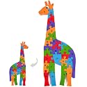 LovesTown Puzzle for Kids, Wooden, 3D Giraffe Shape