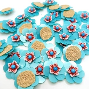 2cm zardosi embroidery patch work flower design sew on applique patches for clothes blouse dress jackets saree 25pcs l-221