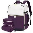 LOVEVOOK 40L Large Travel Backpack for Women, Flight Approved, Waterproof, TSA Compliant, Fits 17.3'' Laptop, 17 Pockets, 3 Packing Cubes