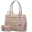 LOVEVOOK Laptop Tote Bag for Women, 15.6 Inch Waterproof Leather Work Computer Bag, Large Business Office Briefcase Shoulder Handbag Purse Gifts for Women
