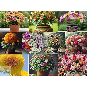 low maintenance hybrid flower seeds combo pack- all year flower seeds supply east india winter combo - 10 varieties