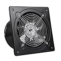 Low-Noise Kitchen Exhaust Fan 220V - Portable Wall-Mounted Bathroom Ventilation Fan, Easy to Clean and Install for Office and Garage 4 Inch