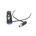 Low-Profile ta3f 3pin Female to Scorpio Link Lectrosonics Use SOD-14 Audio Cable(Blue,60cm)