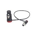Low-Profile ta3f 3pin Female to Scorpio Link Lectrosonics Use SOD-14 Audio Cable(Blue,Red,80cm)