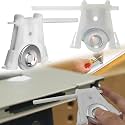 Lower Sliding Screen Door Roller Assembly Fits Andersen Gliding Screens Part #1997310 (1991 to P), 1-1/4" Nylon Concave Wheel, Edge Adjustable, 2 Pack