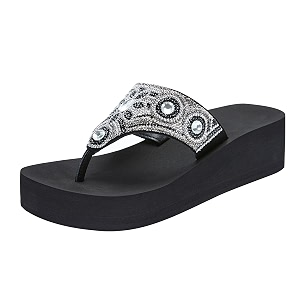 Lowkeyray Womens Flip Flops Beach Comfort Thong