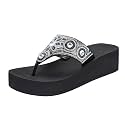 Lowkeyray Womens Flip Flops Beach Comfort Thong